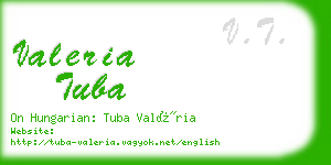 valeria tuba business card